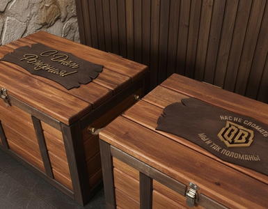 Лазерная гравировка на подарочных наборах